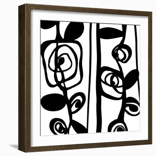 Pure Linear I-Clara Wells-Framed Giclee Print