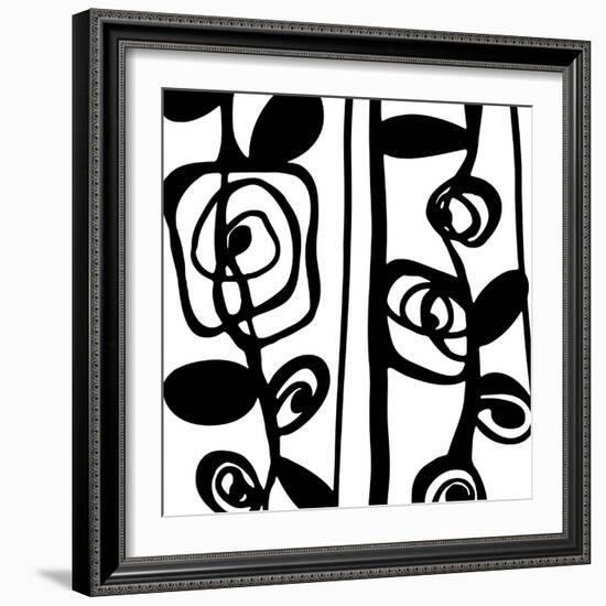 Pure Linear I-Clara Wells-Framed Giclee Print