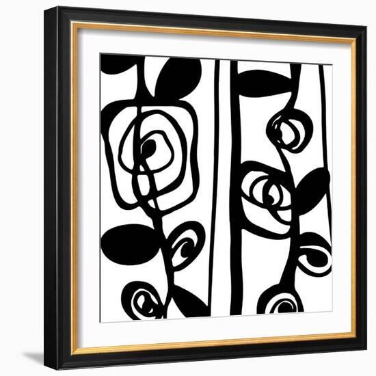 Pure Linear I-Clara Wells-Framed Giclee Print