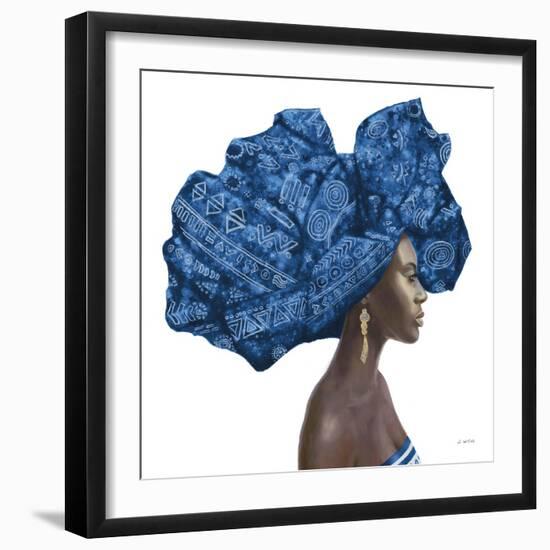 Pure Style II Blue-James Wiens-Framed Art Print