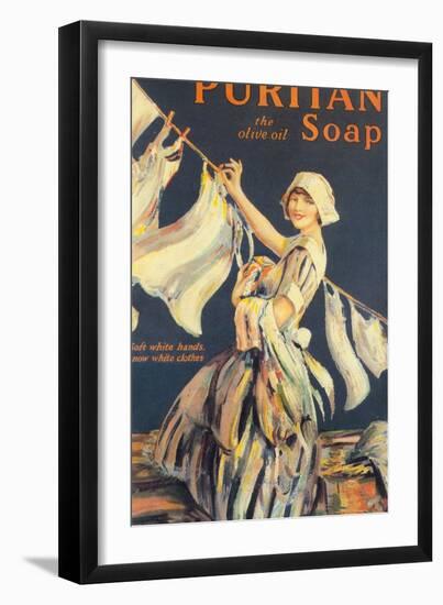Puritan, Washing Powder Products Detergent, UK, 1910-null-Framed Giclee Print
