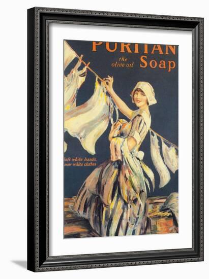 Puritan, Washing Powder Products Detergent, UK, 1910-null-Framed Giclee Print