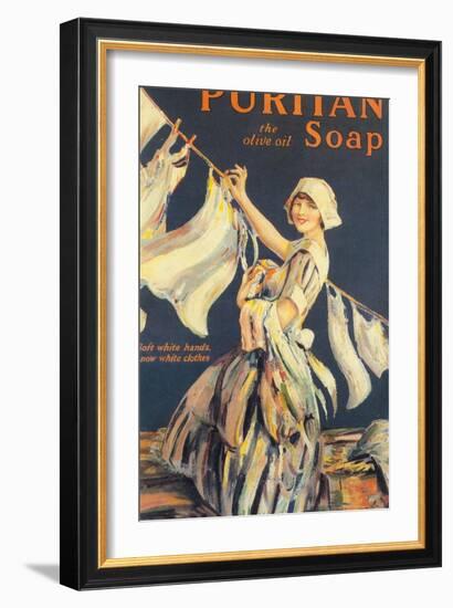 Puritan, Washing Powder Products Detergent, UK, 1910-null-Framed Giclee Print