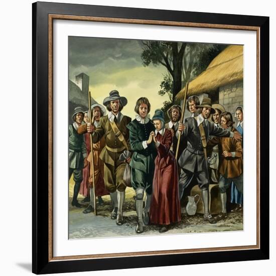 Puritans-Ron Embleton-Framed Giclee Print