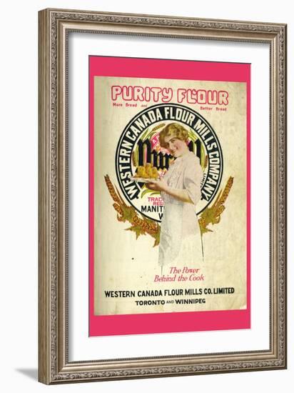 Purity Flour Cook Book-null-Framed Art Print