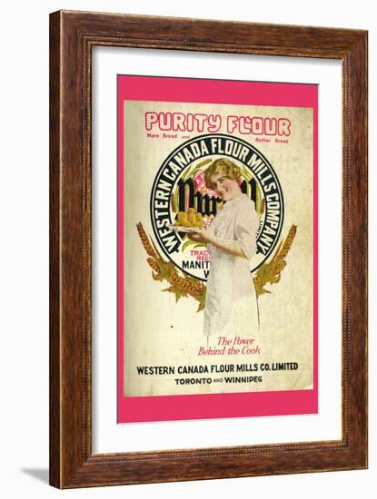 Purity Flour Cook Book-null-Framed Art Print