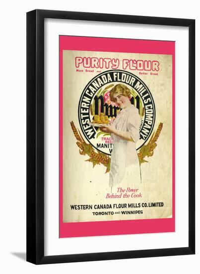 Purity Flour Cook Book-null-Framed Art Print