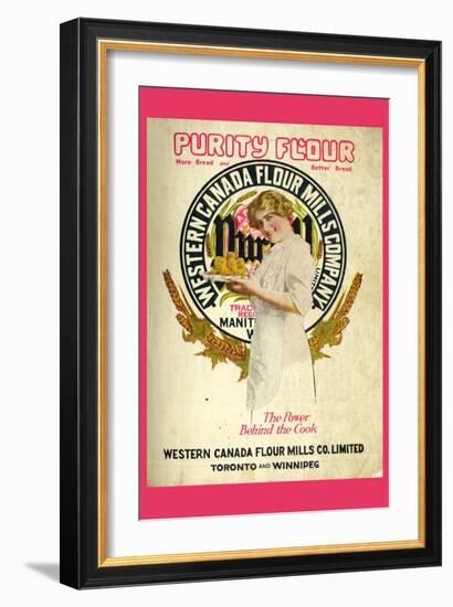 Purity Flour Cook Book-null-Framed Art Print