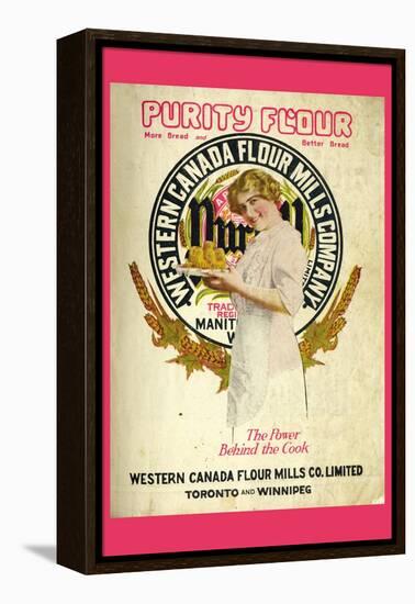 Purity Flour Cook Book-null-Framed Stretched Canvas