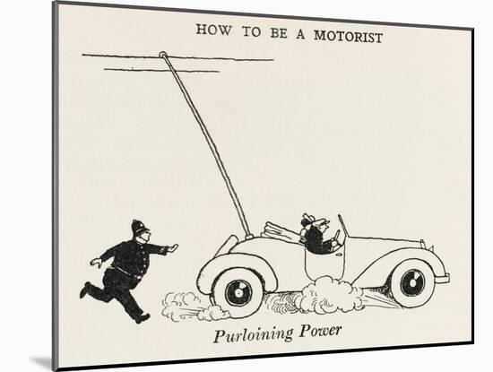 Purloining Power-William Heath Robinson-Mounted Art Print