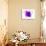 Purple Abstract Brush Splash Flower-Irena Orlov-Premium Giclee Print displayed on a wall