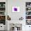 Purple Abstract Brush Splash Flower-Irena Orlov-Premium Giclee Print displayed on a wall