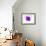 Purple Abstract Brush Splash Flower-Irena Orlov-Framed Art Print displayed on a wall