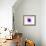 Purple Abstract Brush Splash Flower-Irena Orlov-Framed Art Print displayed on a wall