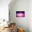 Purple Abstract Light Background-Sergey Nivens-Premium Giclee Print displayed on a wall