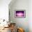 Purple Abstract Light Background-Sergey Nivens-Framed Art Print displayed on a wall