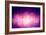 Purple Abstract Light Background-Sergey Nivens-Framed Art Print