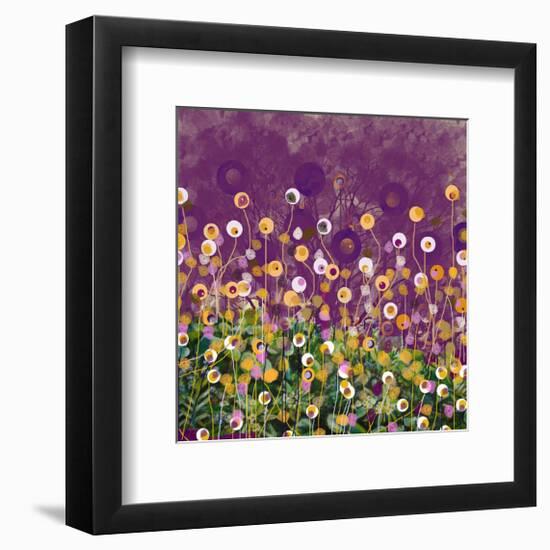 Purple and Gold field-Claire Westwood-Framed Premium Giclee Print