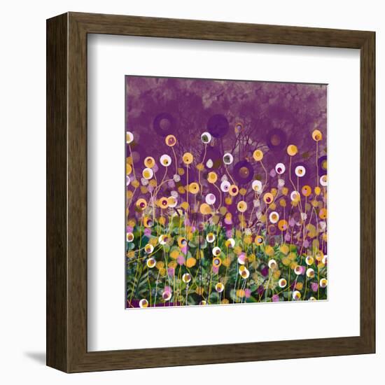 Purple and Gold field-Claire Westwood-Framed Premium Giclee Print