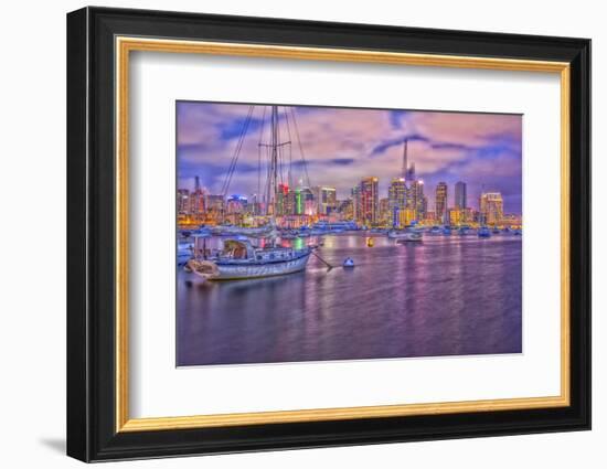 Purple and Gold-Joseph S Giacalone-Framed Photographic Print