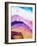 Purple and Violet Mountains-Hallie Clausen-Framed Art Print