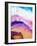 Purple and Violet Mountains-Hallie Clausen-Framed Art Print