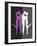 Purple and White Kiss-Felix Podgurski-Framed Art Print