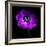 Purple Anemones Heart-Magda Indigo-Framed Photographic Print