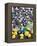 Purple Asters and Lemons-Christopher Ryland-Framed Premier Image Canvas