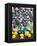 Purple Asters and Lemons-Christopher Ryland-Framed Premier Image Canvas