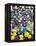 Purple Asters and Lemons-Christopher Ryland-Framed Premier Image Canvas