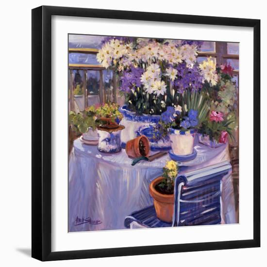 Purple Balcony-Allayn Stevens-Framed Premium Giclee Print