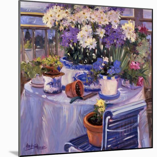 Purple Balcony-Allayn Stevens-Mounted Art Print