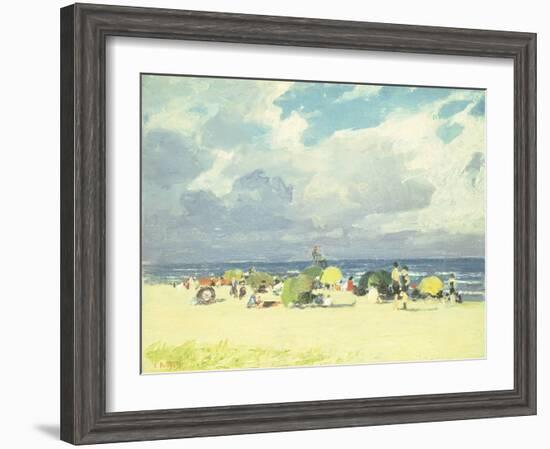 Purple Beach Scene-Edward Henry Potthast-Framed Giclee Print