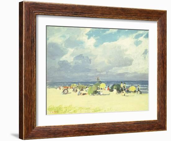 Purple Beach Scene-Edward Henry Potthast-Framed Giclee Print