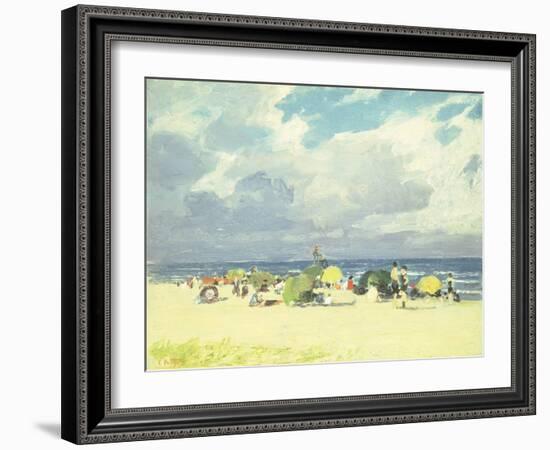 Purple Beach Scene-Edward Henry Potthast-Framed Giclee Print