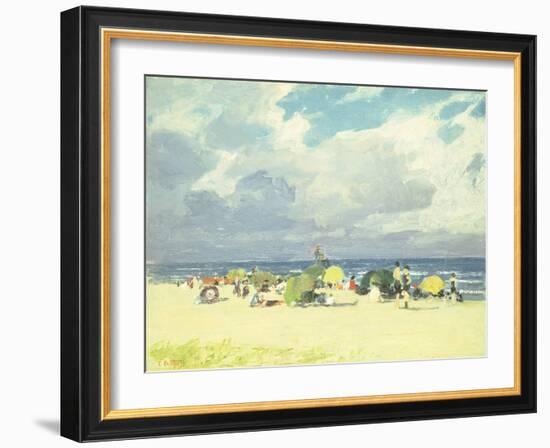 Purple Beach Scene-Edward Henry Potthast-Framed Giclee Print