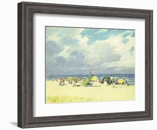 Purple Beach Scene-Edward Henry Potthast-Framed Giclee Print