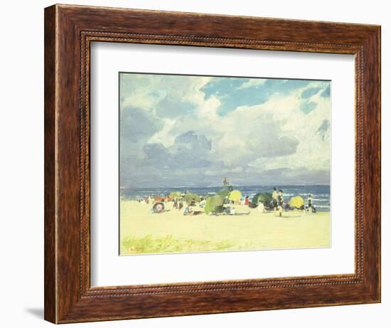 Purple Beach Scene-Edward Henry Potthast-Framed Giclee Print