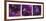 Purple Bearded Iris Triptych-Anna Miller-Framed Photographic Print