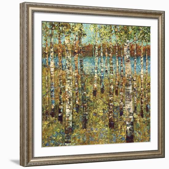 Purple Birch-Carmen Dolce-Framed Art Print