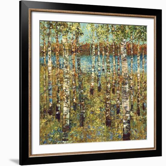 Purple Birch-Carmen Dolce-Framed Art Print