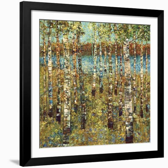 Purple Birch-Carmen Dolce-Framed Art Print