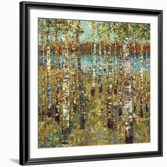 Purple Birch-Carmen Dolce-Framed Art Print