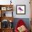 Purple Bird I-Patricia Pinto-Framed Art Print displayed on a wall