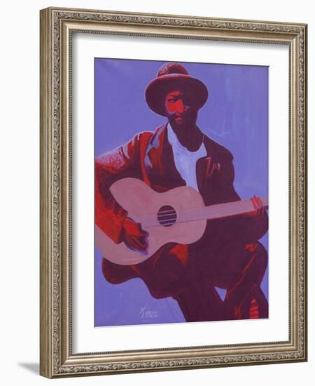 Purple Blues, 2006-Kaaria Mucherera-Framed Giclee Print