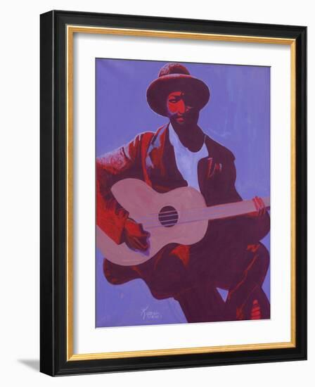 Purple Blues, 2006-Kaaria Mucherera-Framed Giclee Print