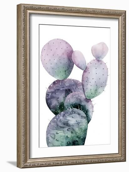 Purple Cactus I-Grace Popp-Framed Art Print