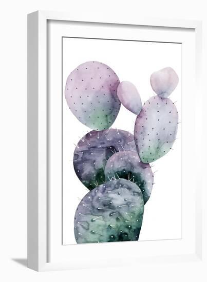 Purple Cactus I-Grace Popp-Framed Art Print