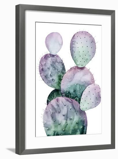 Purple Cactus II-Grace Popp-Framed Art Print